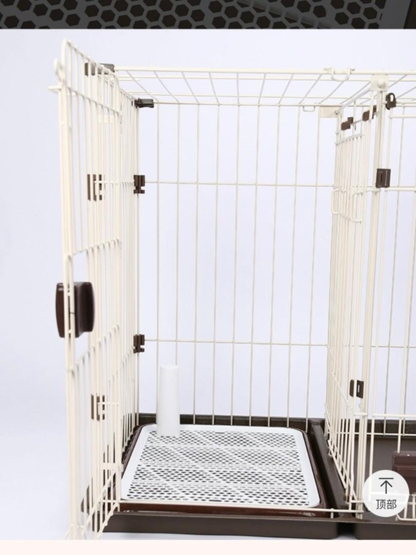 Puppy cage / crate with inbuilt divider and doors ideal for potty