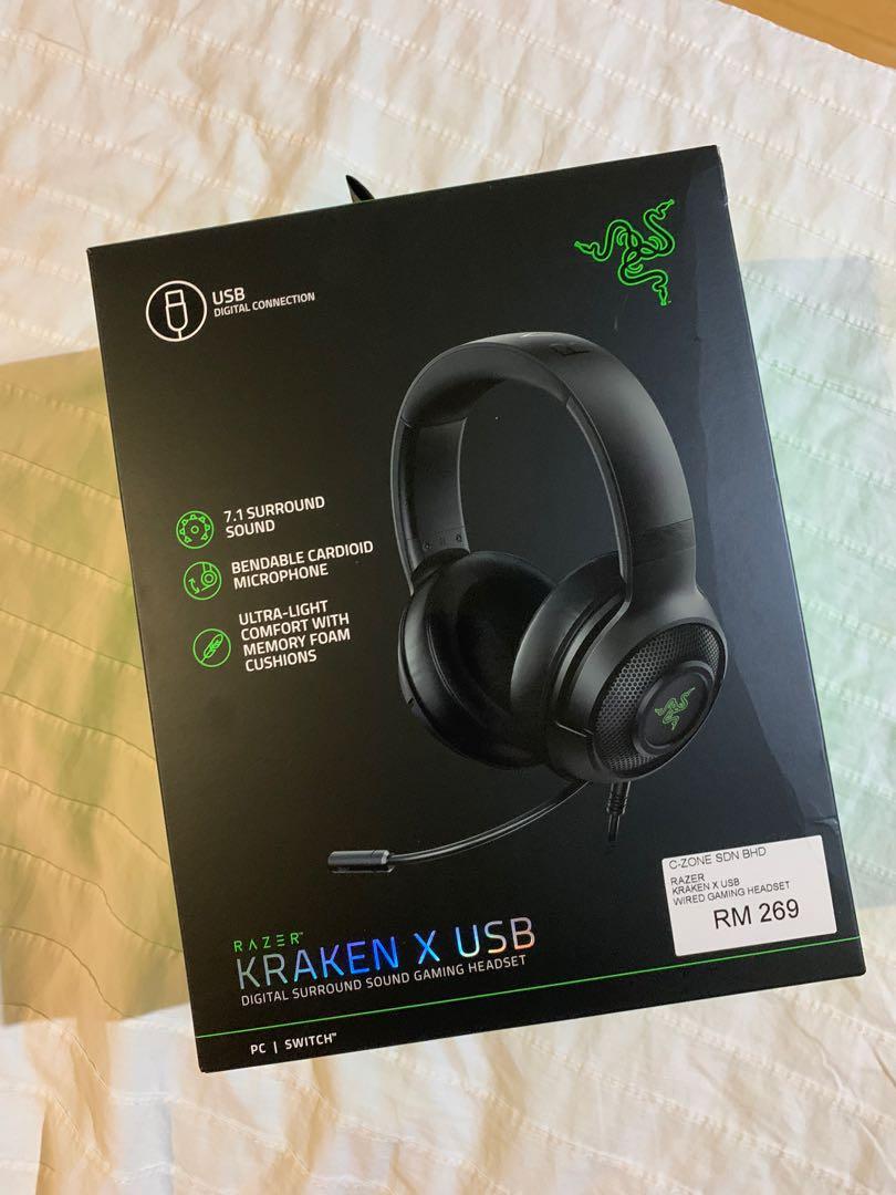 Razer Kraken X Usb Headphones Electronics Audio On Carousell