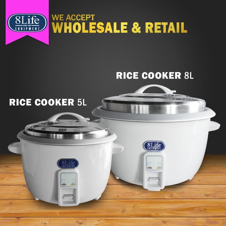 Rice cooker heavy duty 5L 25cups electric, TV & Home Appliances ...