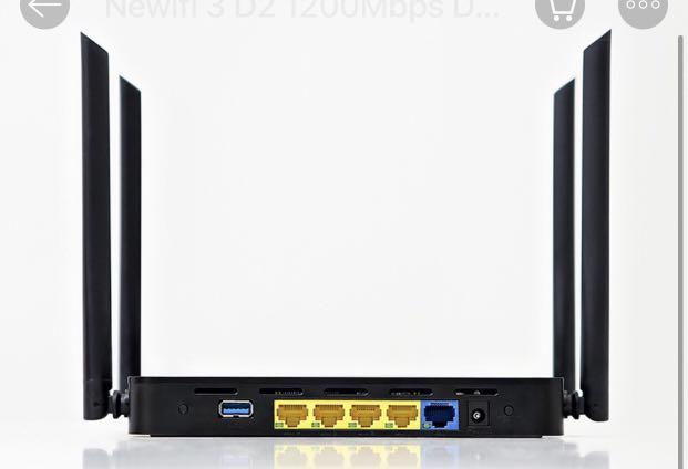 Router new wifi D2 openWRT installed, Computers & Tech, Parts ...