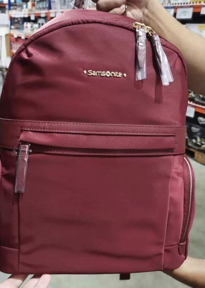 samsonite pink backpack