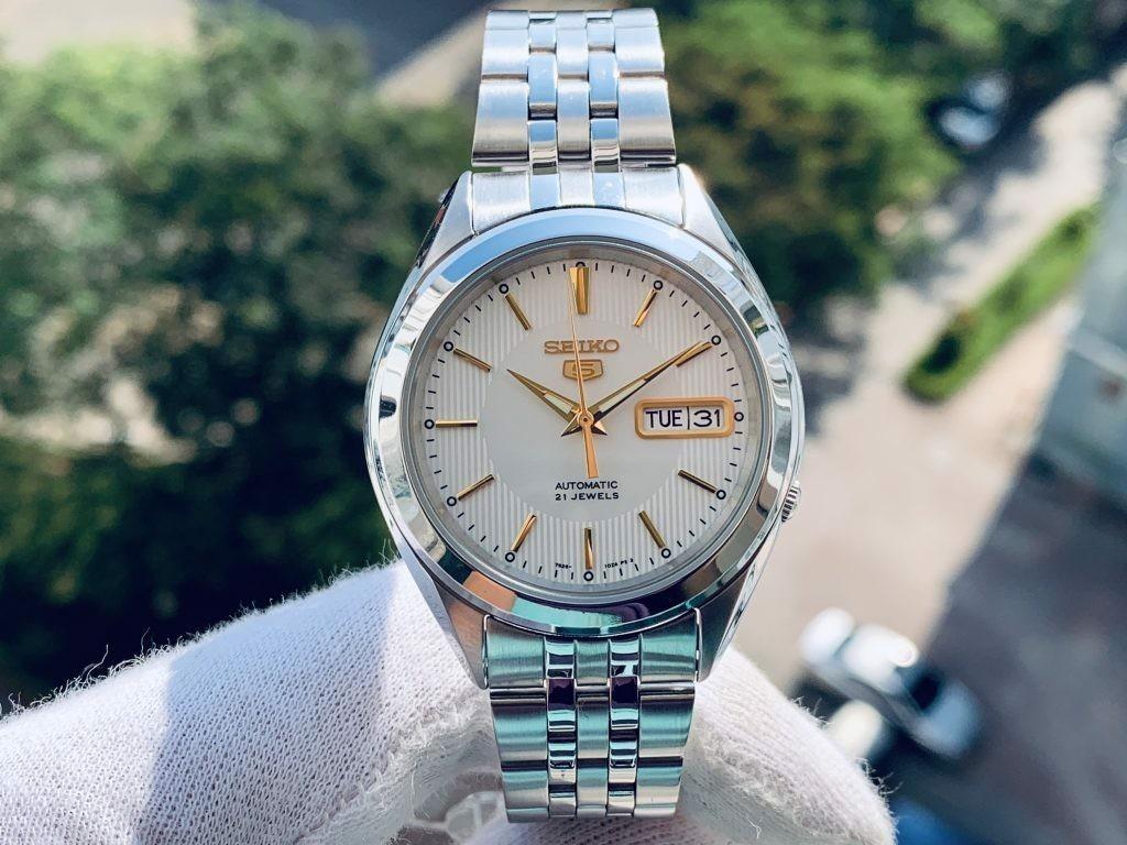 Seiko 5 SNKL17K1 SNKL17K White Variant of SNKL23 and SNKL15