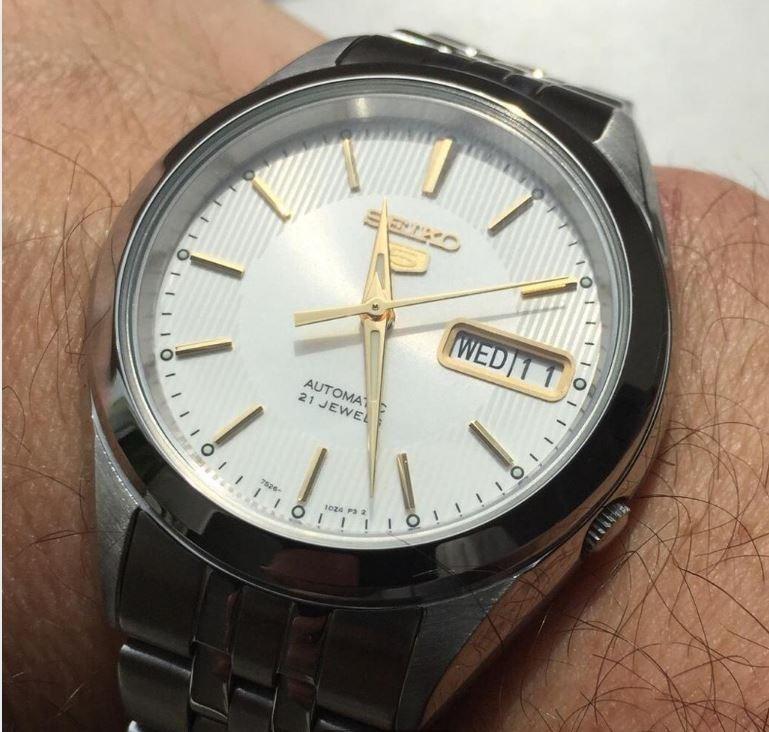 Seiko 5 SNKL17K1 SNKL17K White Variant of SNKL23 and SNKL15