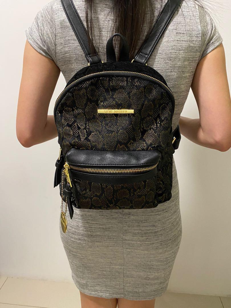 Steve madden hotsell mini backpack black