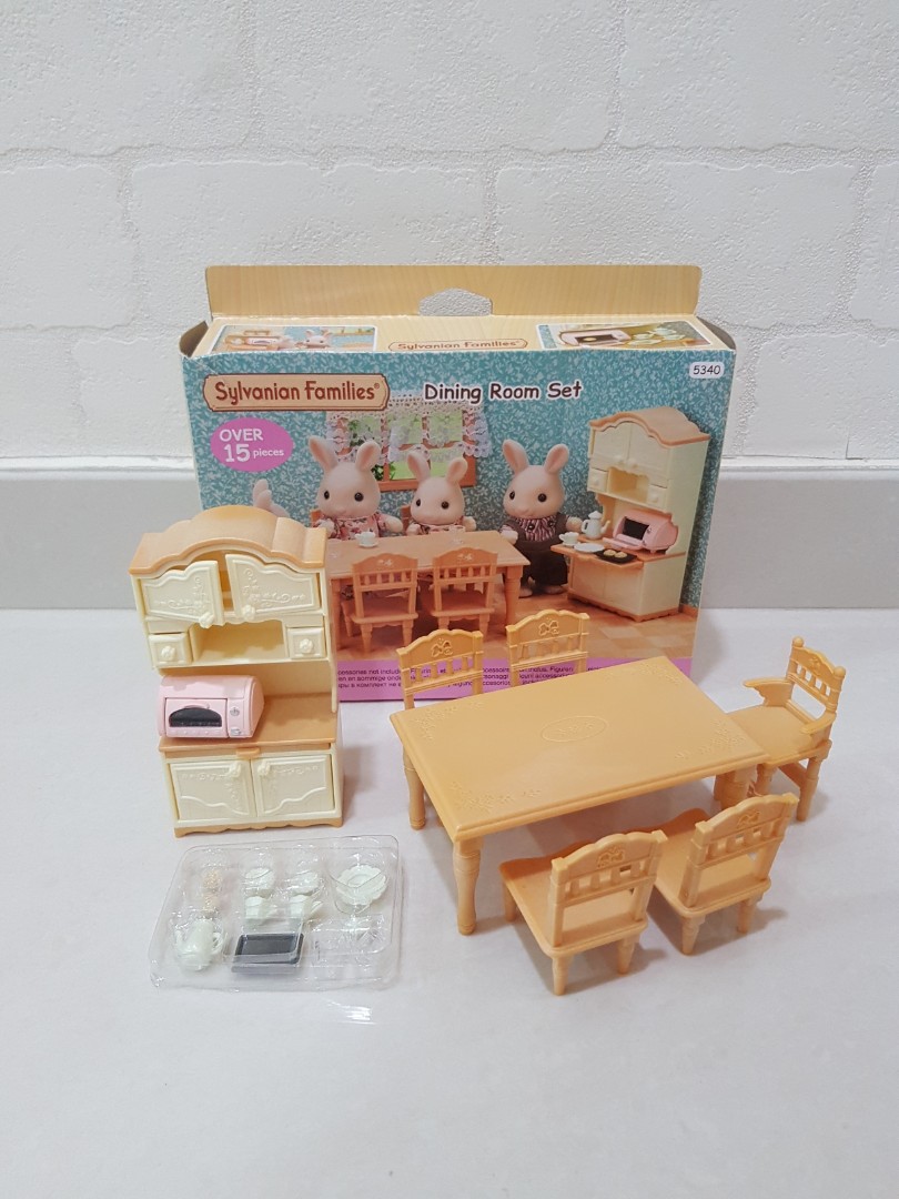 Sylvanian Families Dining Room Set, Babies & Kids, Baby Nursery & Kids
