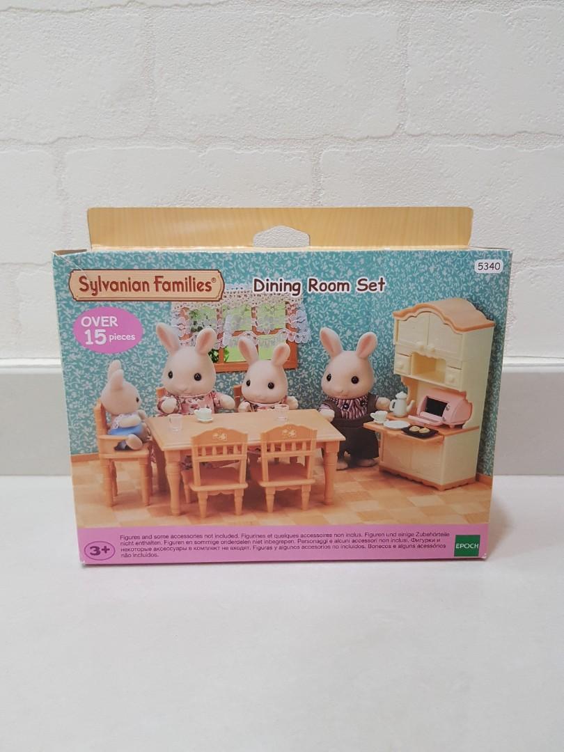 Sylvanian Families Dining Room Set, Babies & Kids, Baby Nursery & Kids