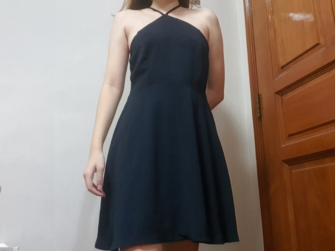 Navy halter dress Clearance