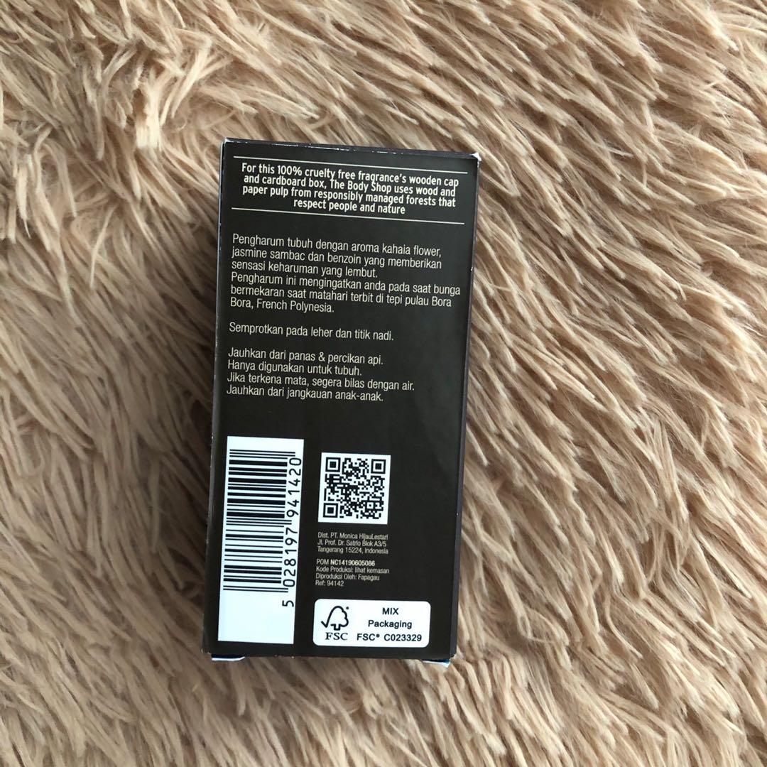 The Body Shop KAHAIA White Flora EDP, Kesehatan & Kecantikan, Parfum