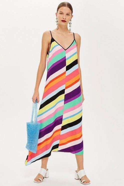 Topshop rainbow dress sale