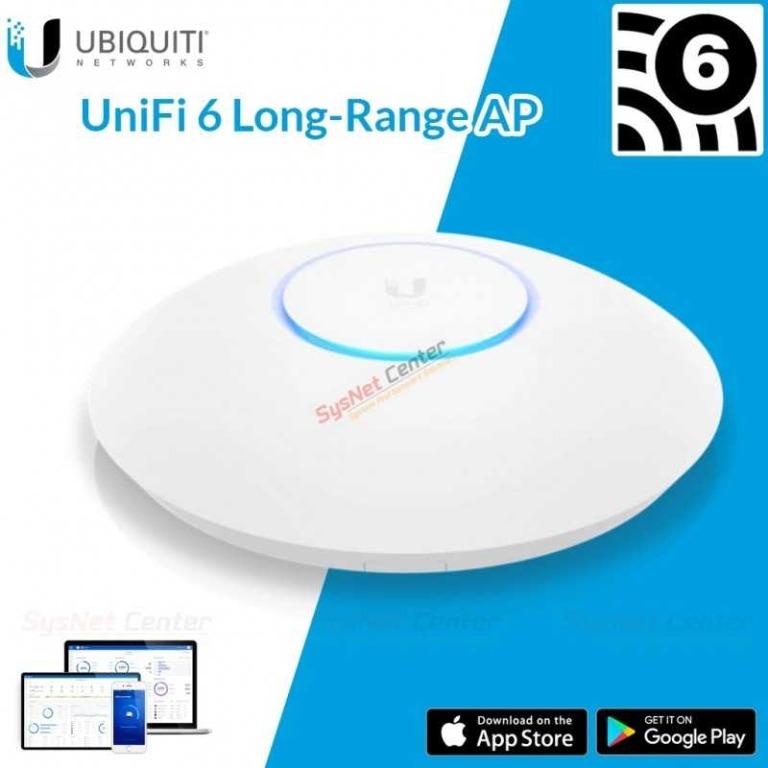 Ubiquiti UniFi 6 wifi 6 AX U6-LR-US Long Range Access Point u6 lr U6-LR ...