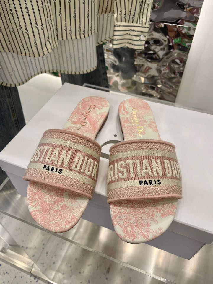 Dior dway mule clearance pink