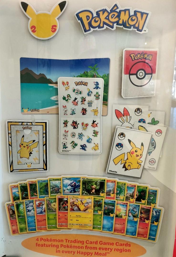 US McDonald’s Pokemon 25th Anniversary Pack Happy Meal (Sealed