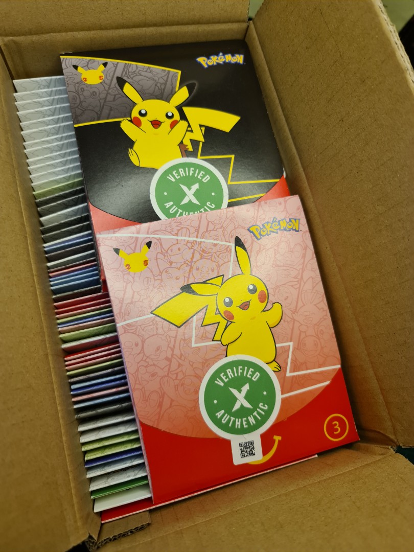 US McDonald’s Pokemon 25th Anniversary Pack Happy Meal (Sealed