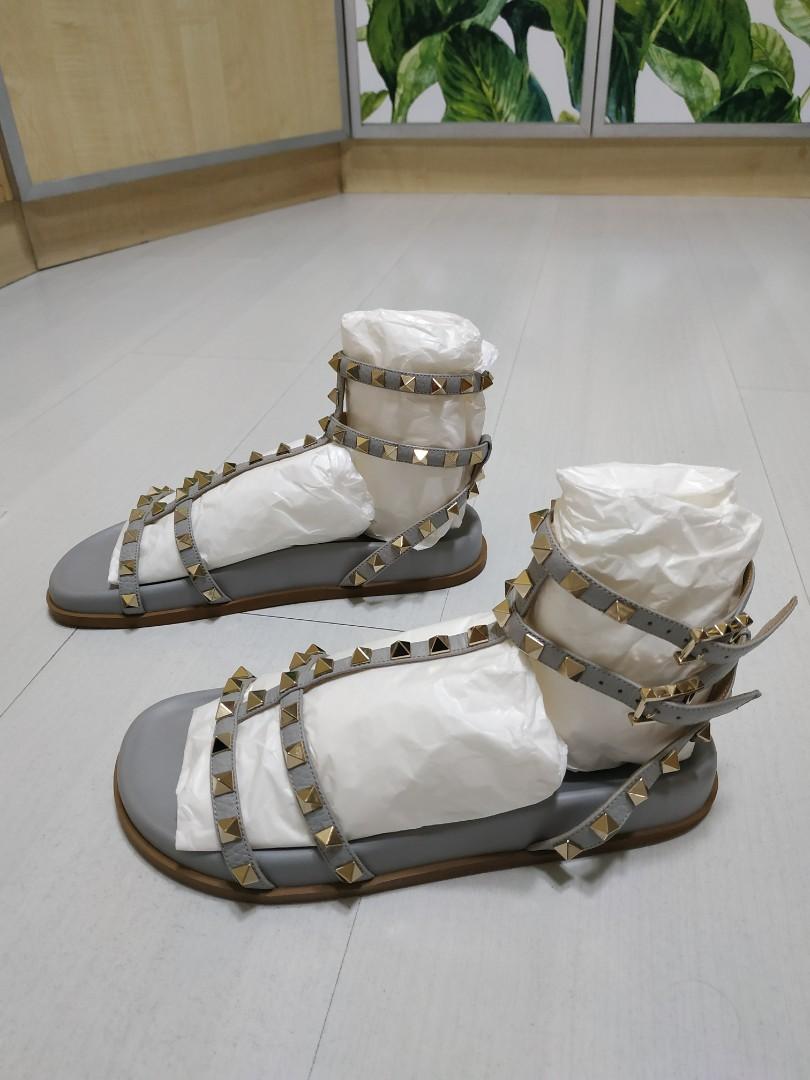 Valentino submerge rockstud leather sandals outlet