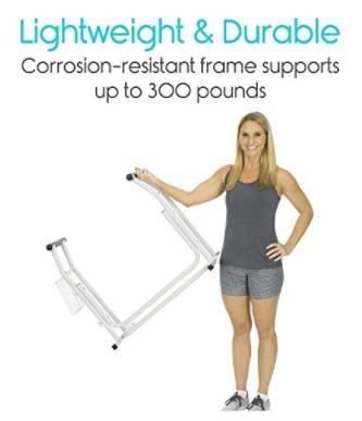 Vive Stand Alone Toilet Rail with Support Grab Bar (Item Code 337) (Category: Other Assistive Aids) located in Marikina City. Submitted by skowshop (Listing ID 1071048831, Image 3). Description: About this item: SIT AND STAND SAFELY: Supporting up to 300 pounds, the sturdy, stand alone toilet rail conveniently provides safety and security when sitting down or standing up in the bathroom. Perfect for the elderly, handicapped and for those recoveri