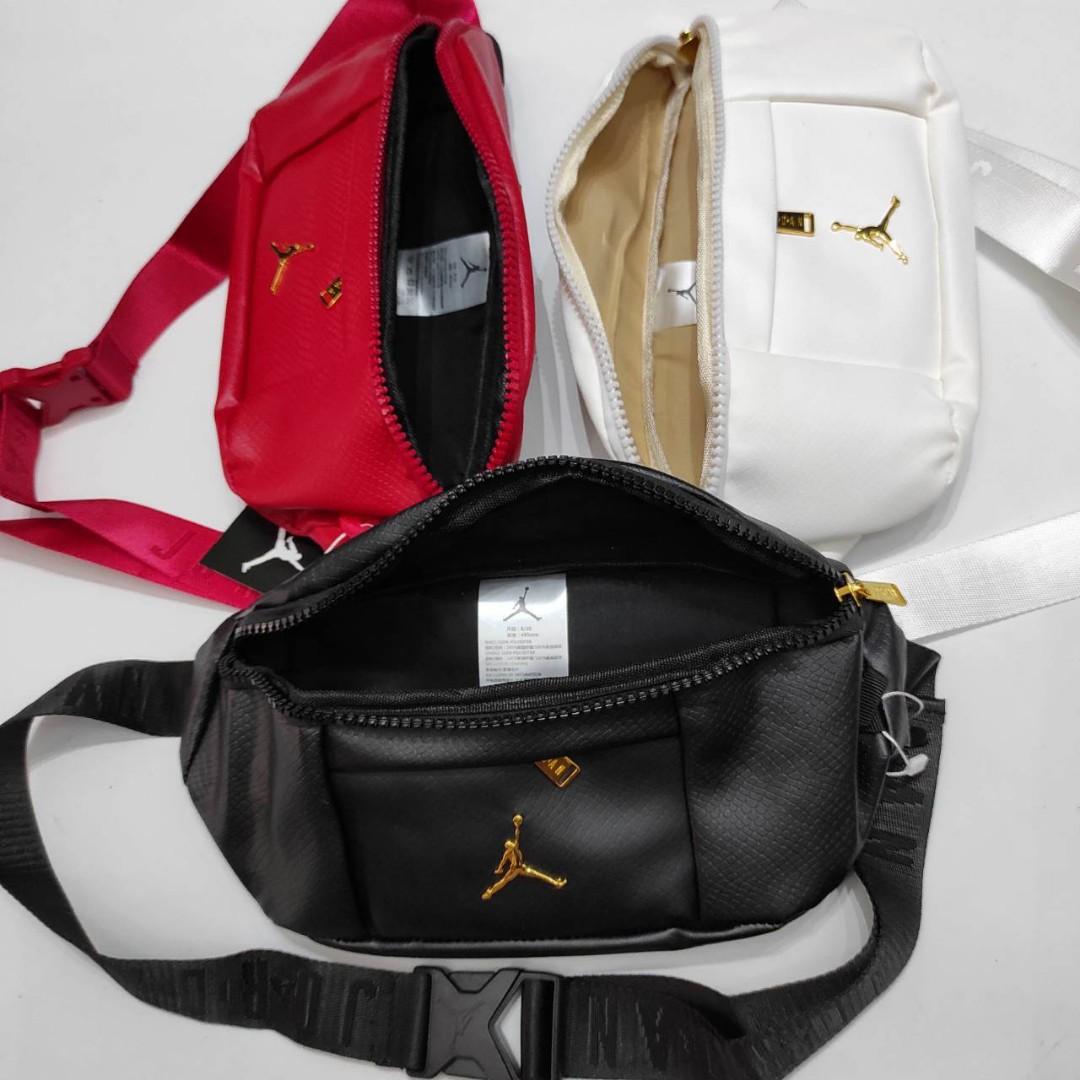 Waistbag Air Jordan Regal White, Fesyen Pria, Tas & Dompet , Lainnya di