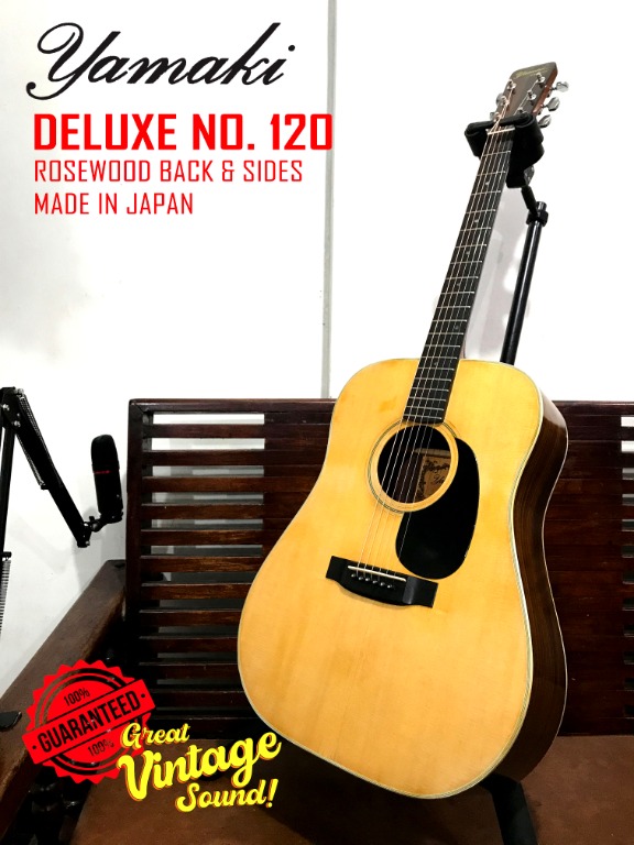 Yamaki Deluxe No.120 Acoustic Guitar 12K Hobbies Toys Music