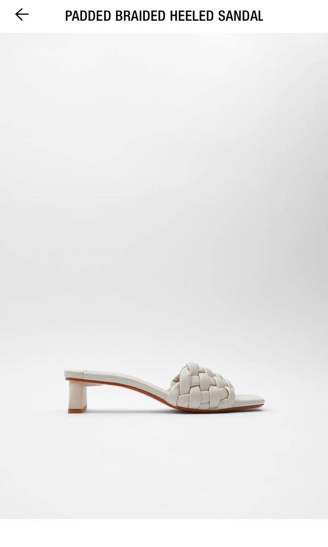 Zara braided heels clearance