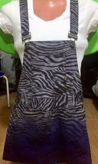 Zebra print Jumper Skirt