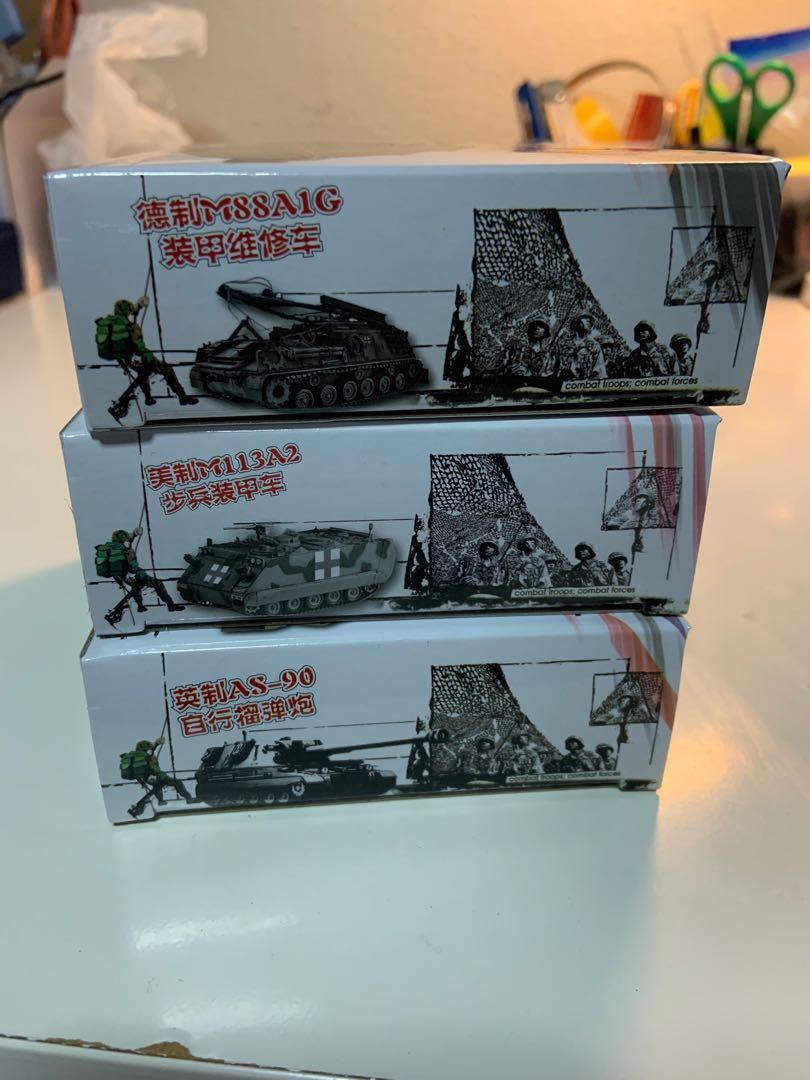 1/72 4D WW2 modern tank model kits, Hobbies & Toys, Toys & Games on