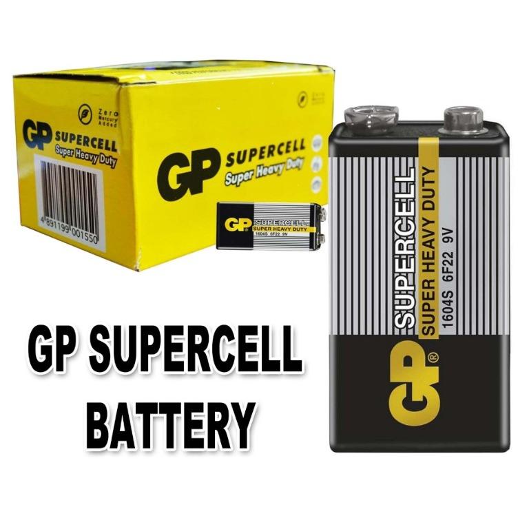 Gp Supercell Heavy Duty 9v Battery For Smart Tag 1box 10pcs Electronics Others On Carousell