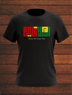 As-salamu'alaikum / Peace Be Upon You Kufi Design Tshirt