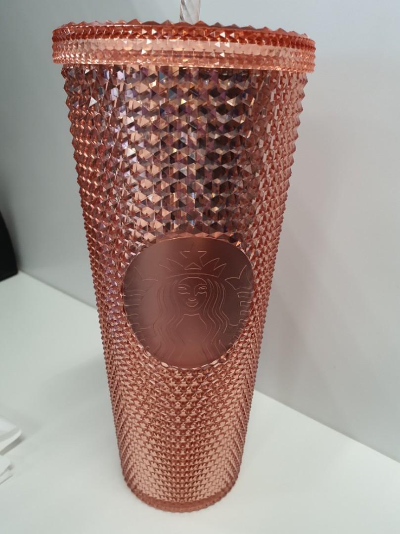 Starbucks rose gold studded clearance