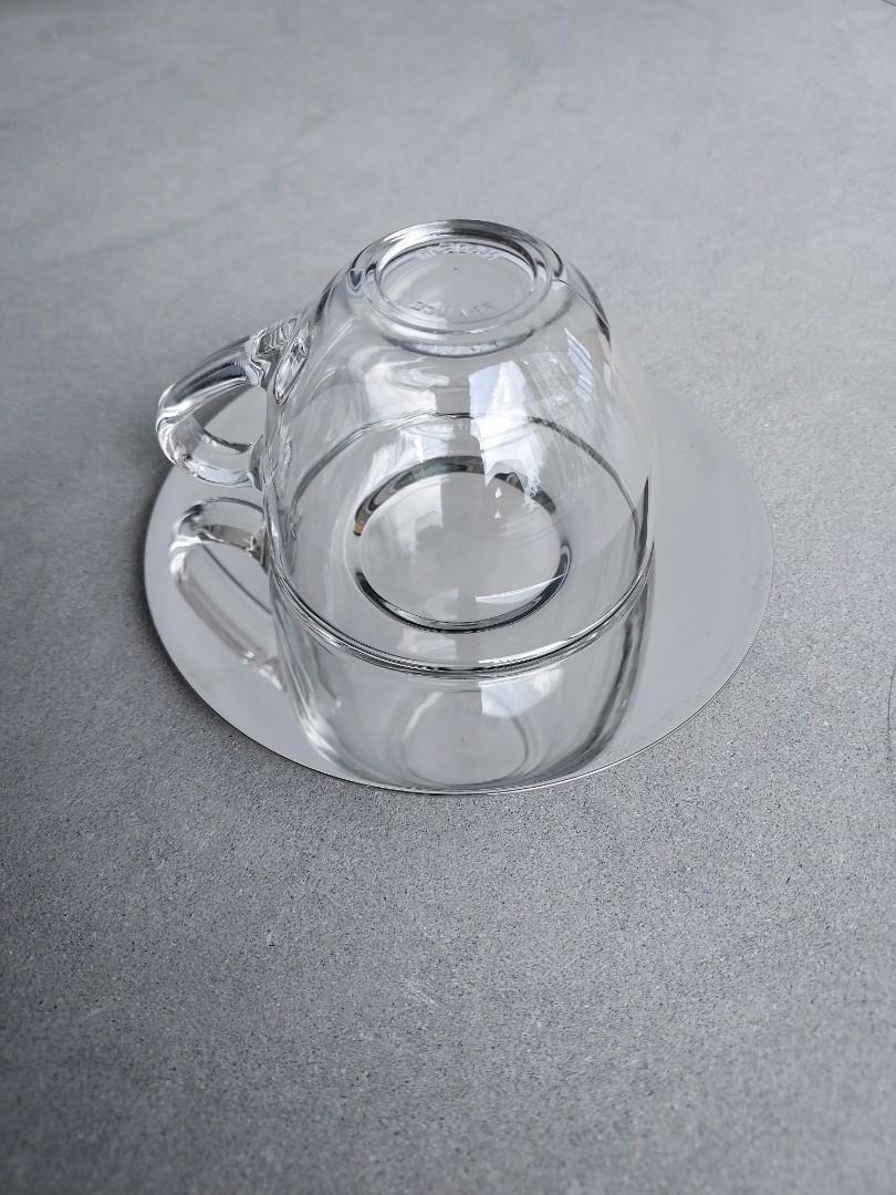 Bodum Espresso Cups with saucers ( set of 4), Furniture & Home Living