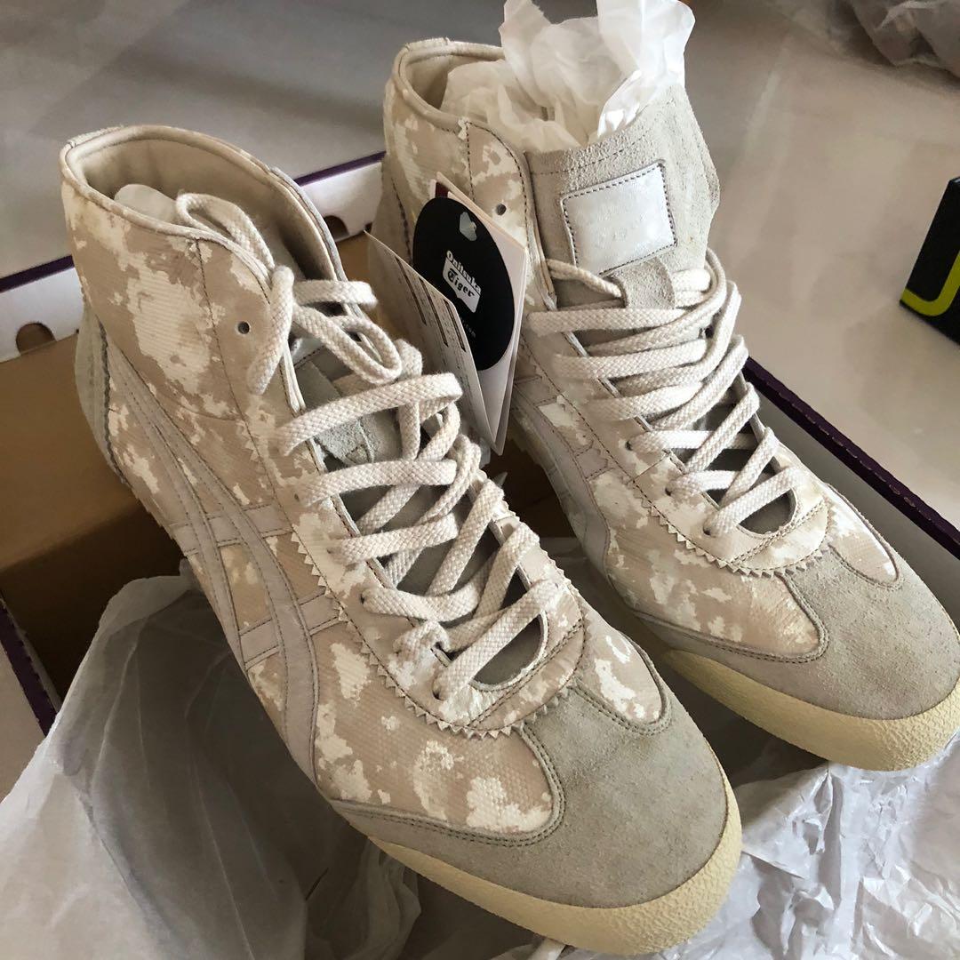 Brand New Nippon Made in Japan Camo Onitsuka Tiger Shoes Sneakers