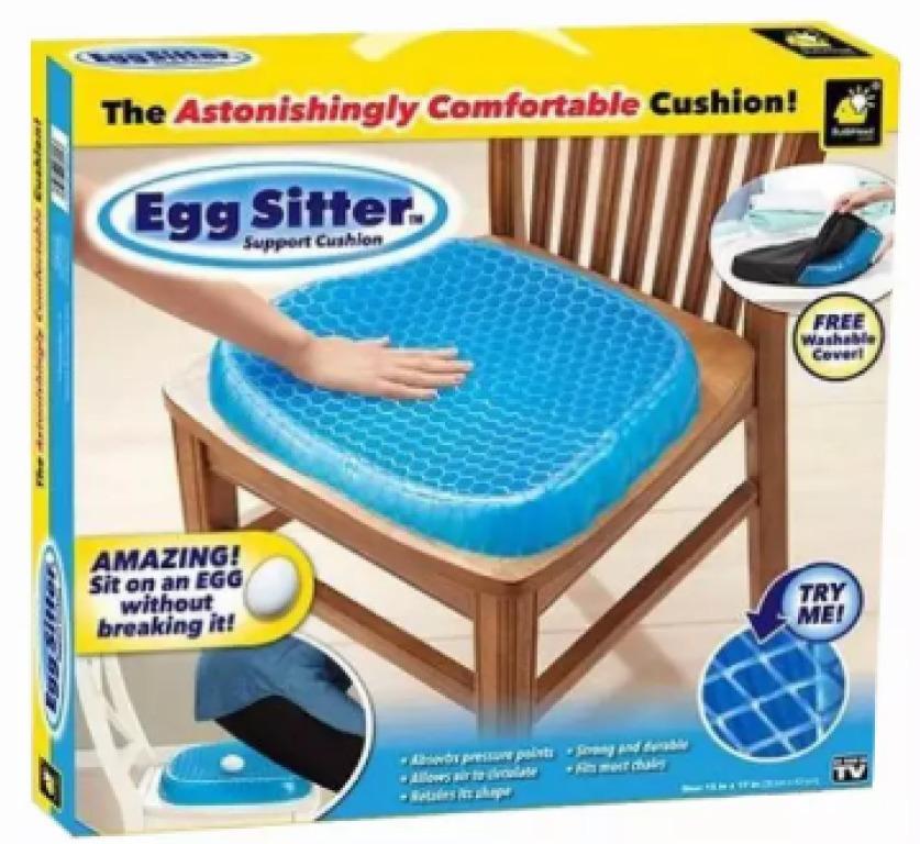 Egg Sitter Seat Cushion With Non-slip Cover, Breathable Honeycomb Design