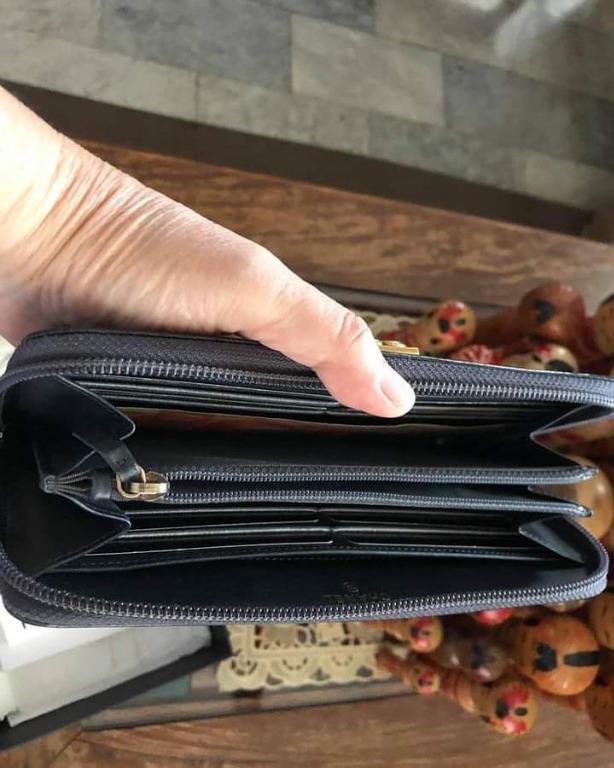 Chanel Long Zippy Wallet in Iridescent Calfskin @ 42k, Luxury