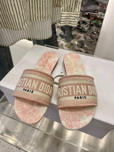 Christian Dior Dway Slide, Luxury, Sneakers & Footwear on Carousell
