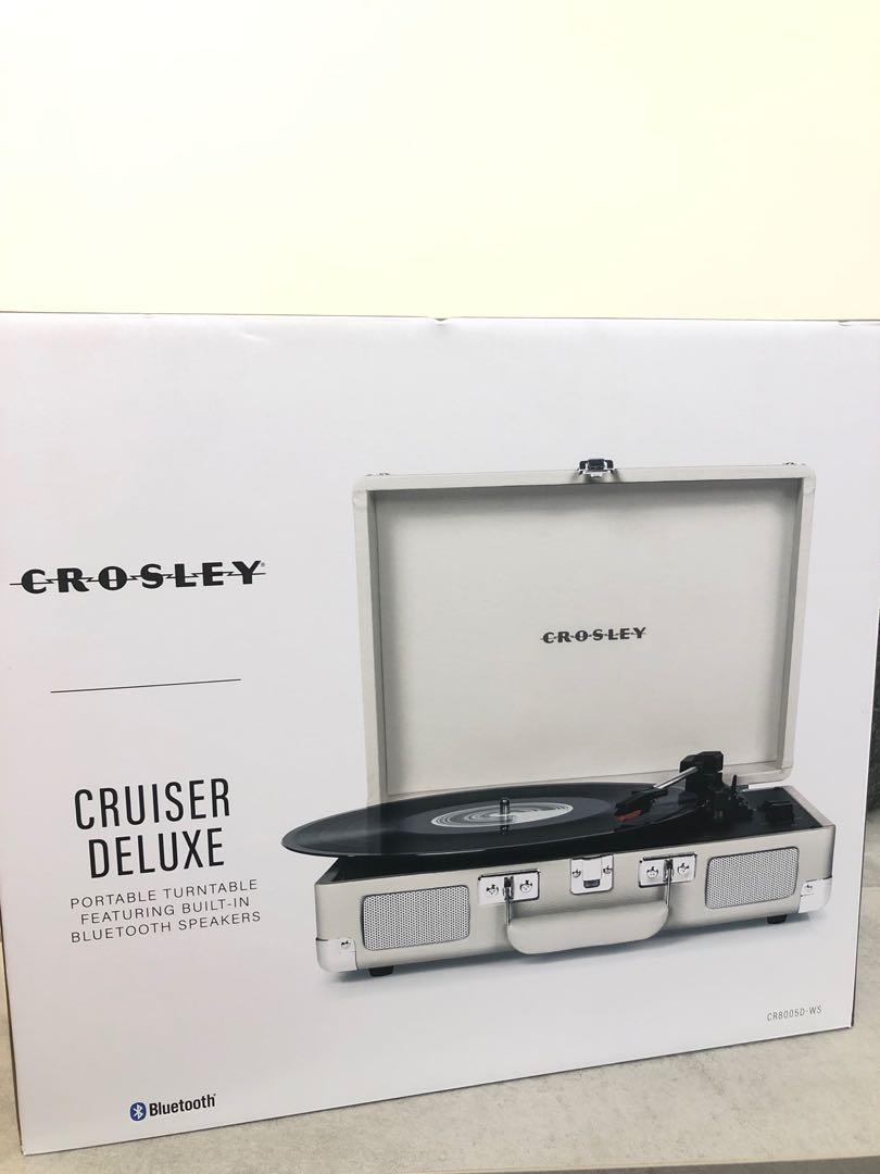 Crosley CR8005 黑膠碟機 Vinyl LP 唱片機 懷舊 復古, 興趣及遊戲, 音樂樂器 & 配件, 樂器配件 on Carousell