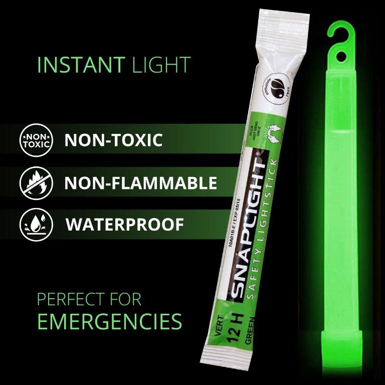 6inch green Snaplight lightstick of 12 hours illumination