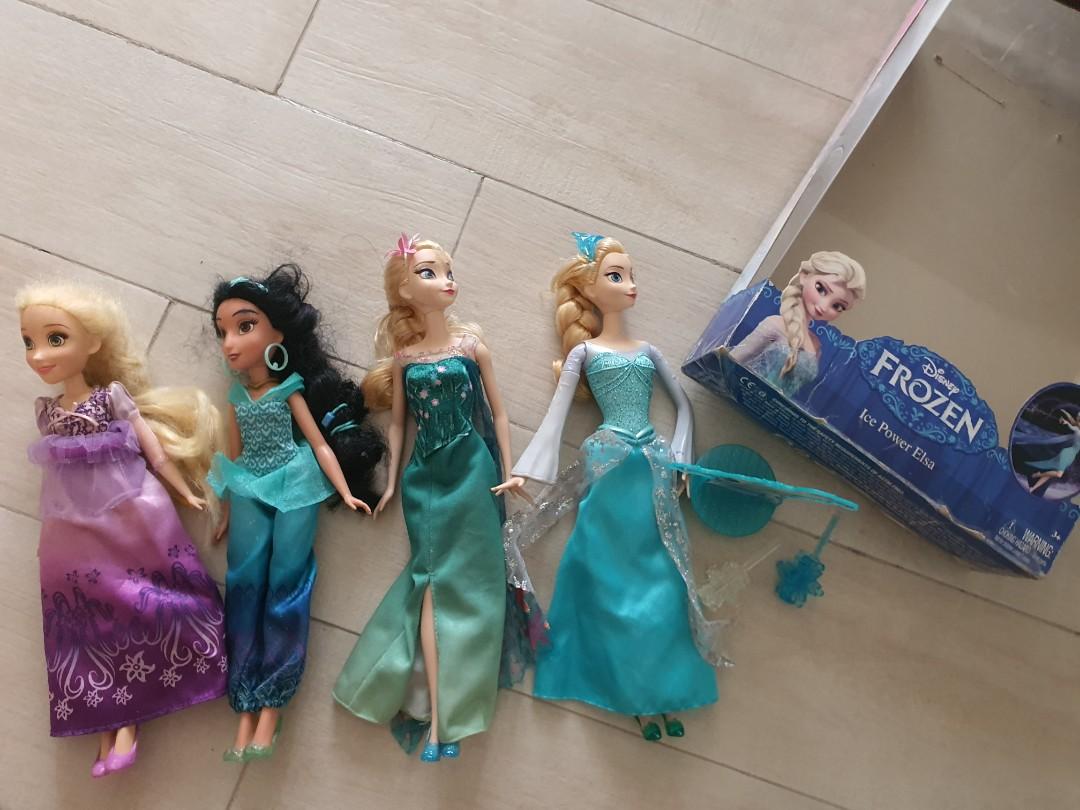 Disney dolls Rapunzel Princess Jasmine 