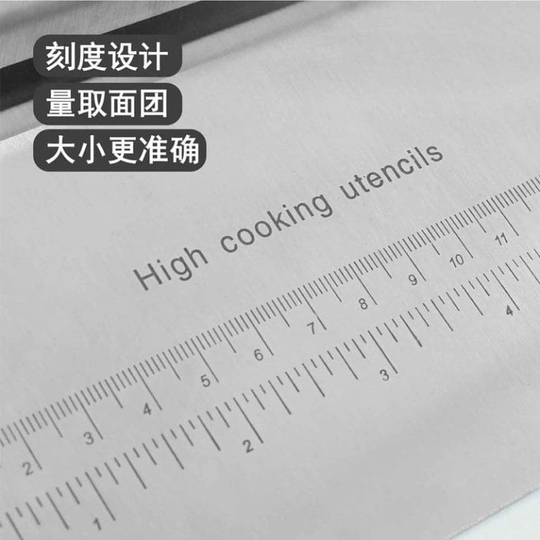 Dough Scraper DIY Baking Shaving Cutter Scale Cutters Pizza Bread Separator Flour Pastry Cake
