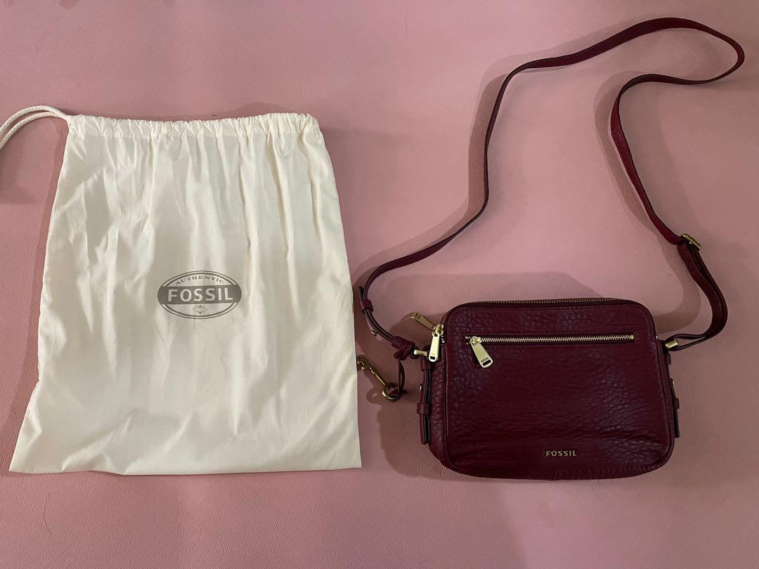 Fossil genuine leather clearance handbags