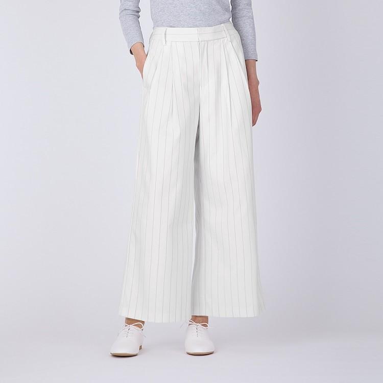 Uniqlo ultra stretch stripe leggings pants Seluar Putih Stripes, Women's  Fashion, Bottoms, Jeans & Leggings on Carousell