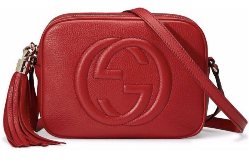 Red sale disco bag