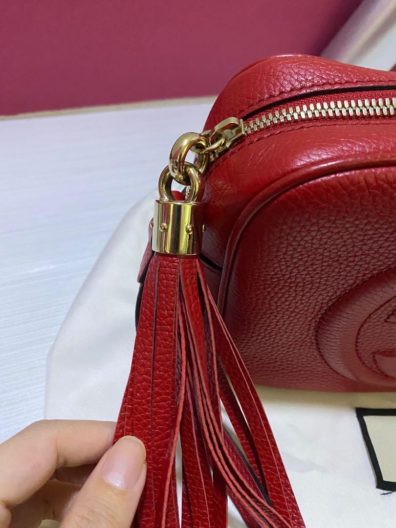 Gucci Soho Disco Bag Red Authentic, Women'S Fashion, Bags & Wallets,  Shoulder Bags On Carousell
