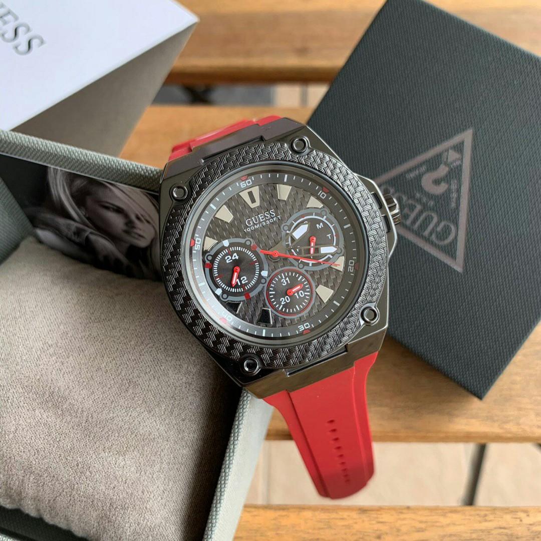 guess watch red