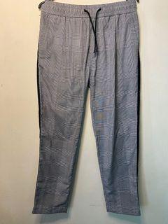 H&M grey checkered pants
