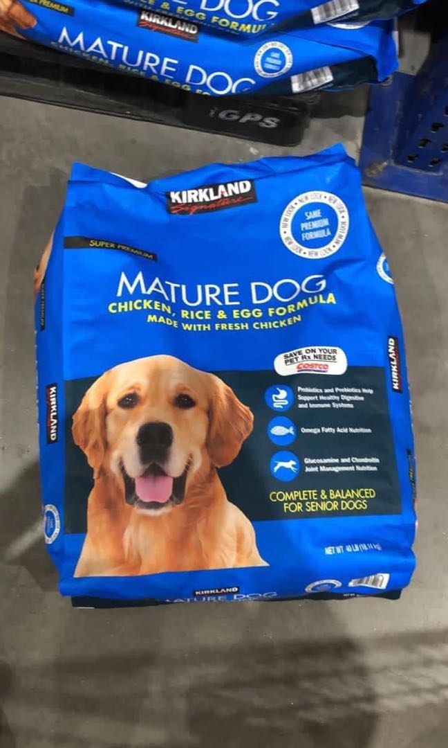 Kirkland dog food senior sales