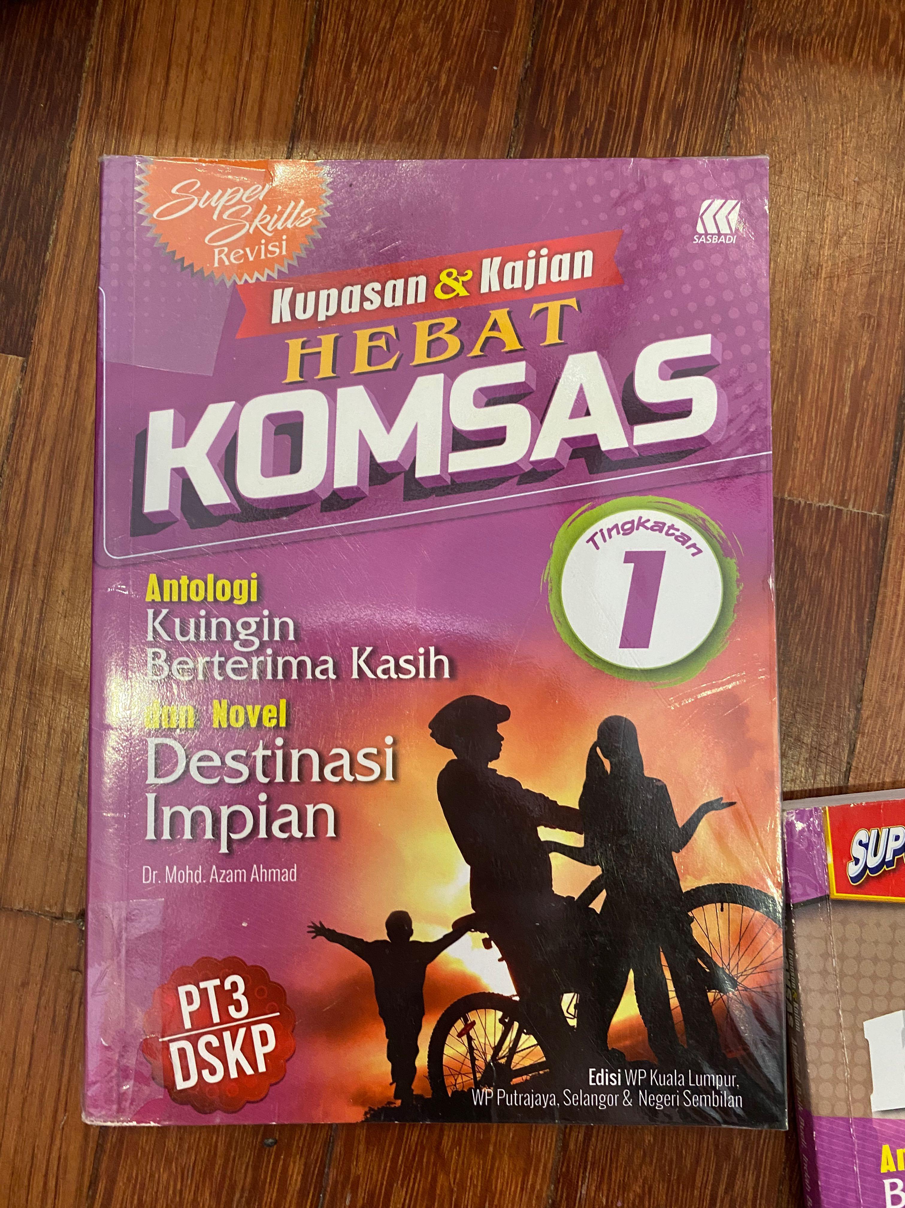 Buku Komsas Tingkatan 1 Buku Rujukan Komsas Tingkatan 4 Buku Komsas