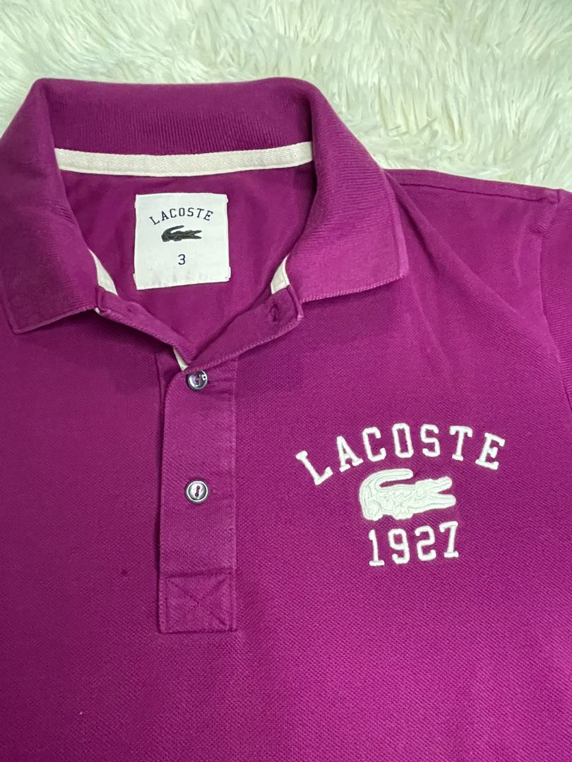 lacoste 1927 polo shirt