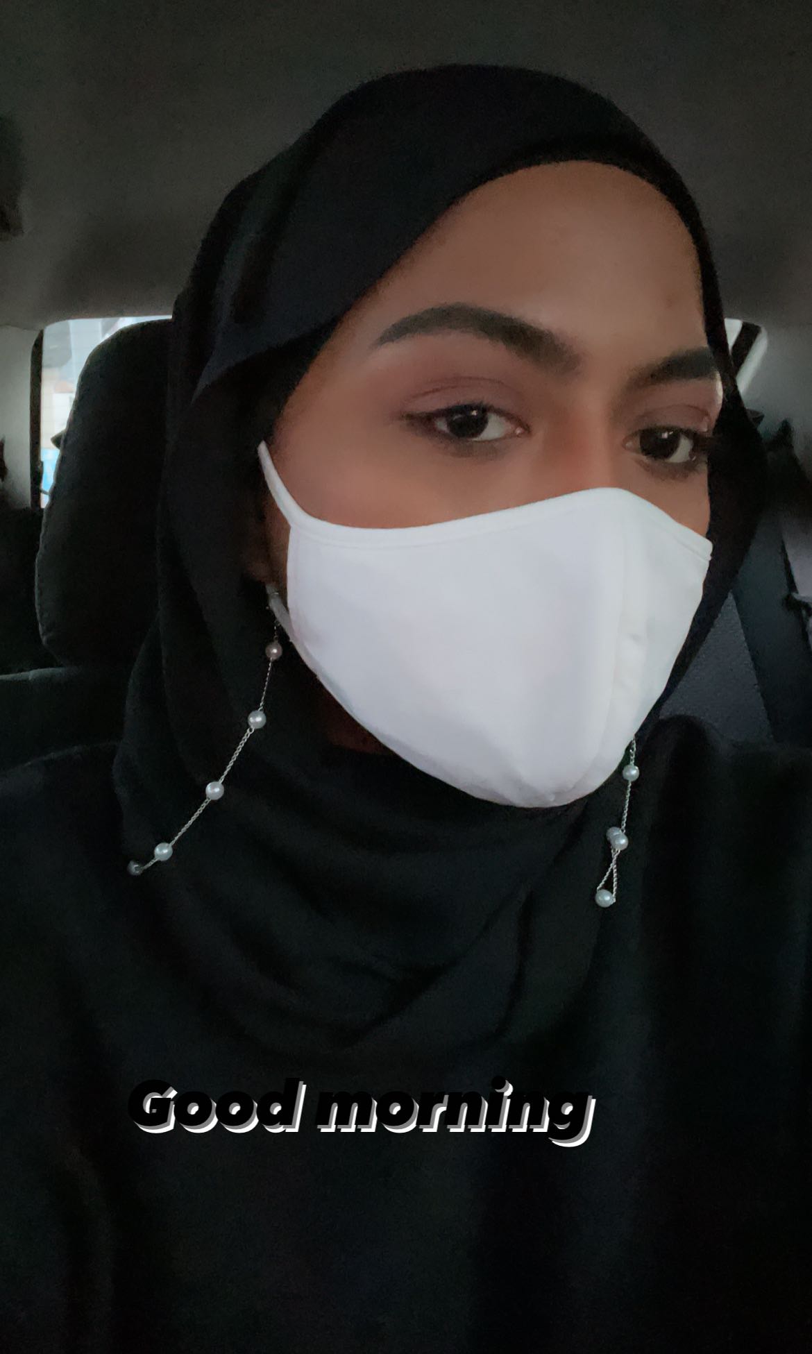 Mask chain hijab
