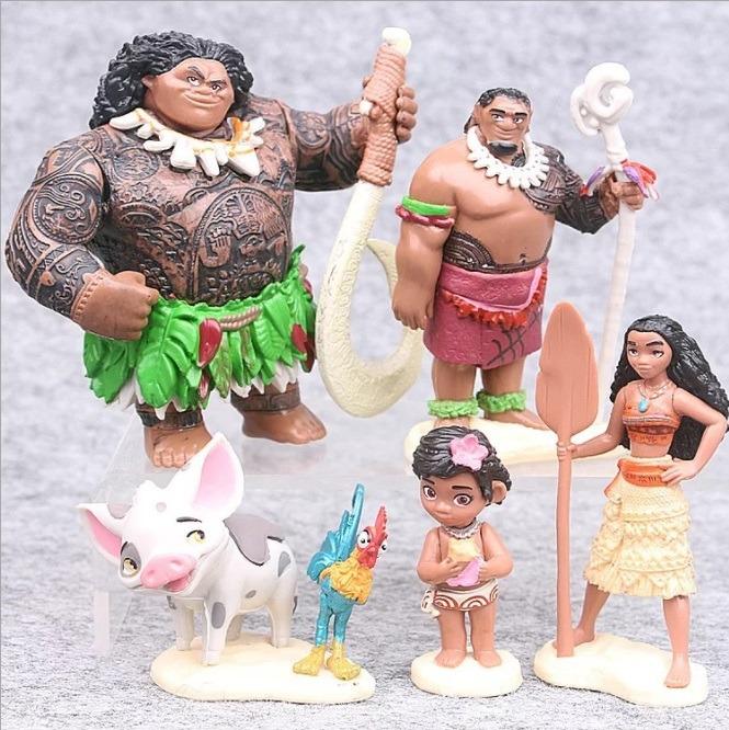 Moana Cake Topper Figurines 6 Pcs A Set Hobbies Toys Toys Games On Carousell