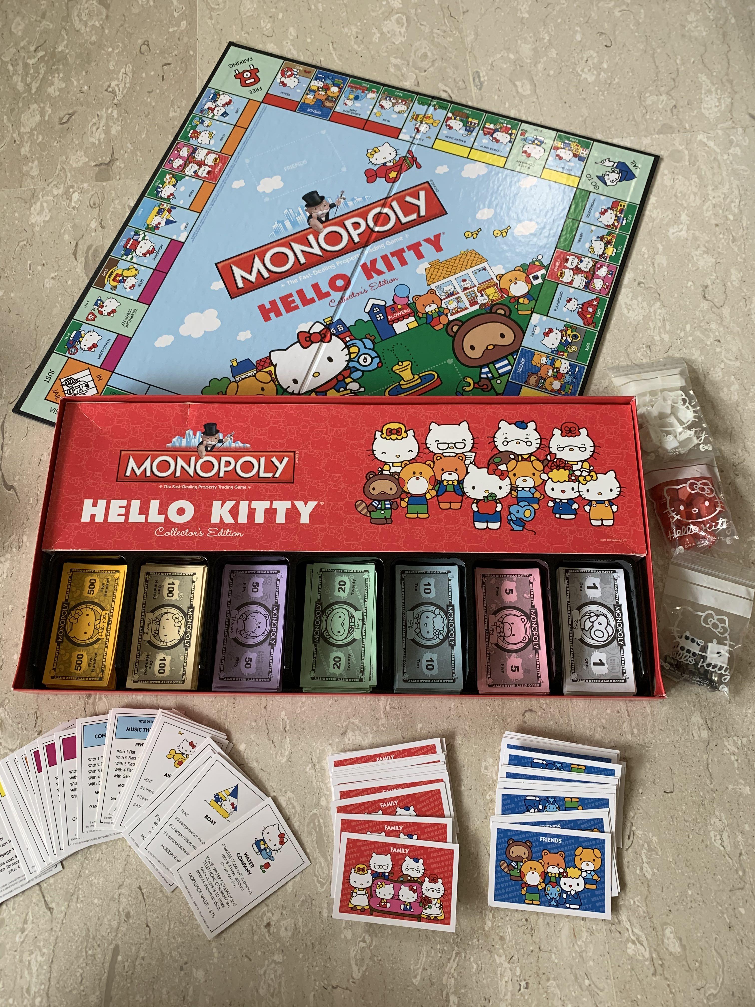 Monopoly Hello Kitty Collector’s Edition, Hobbies & Toys, Toys & Games