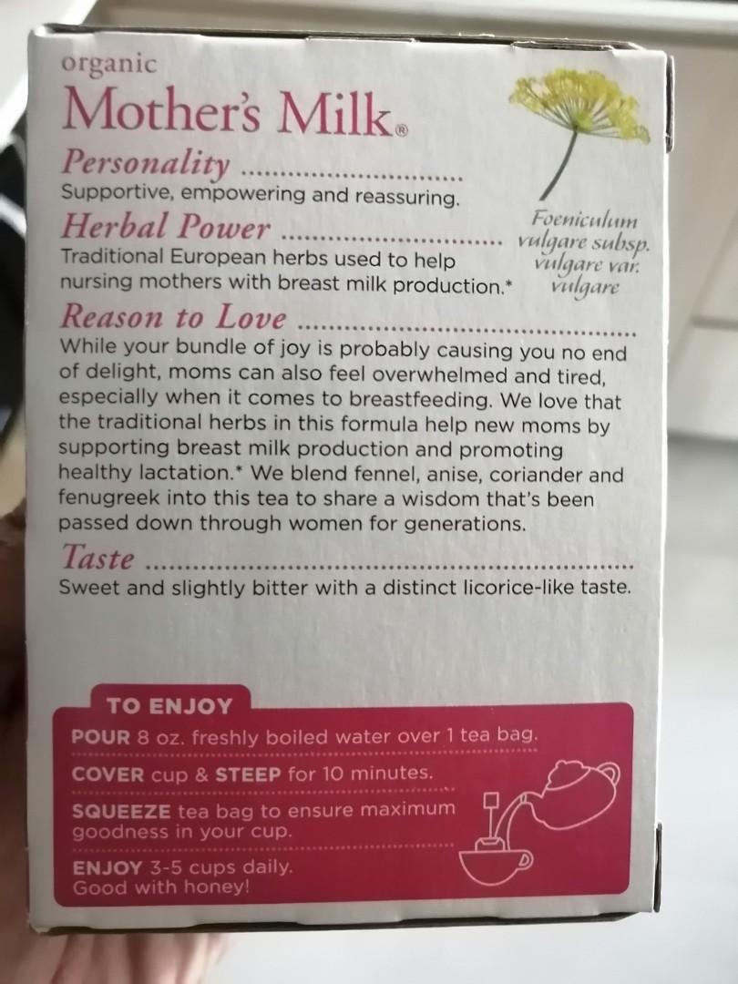 Mother's Milk lactation tea, Babies & Kids, Nursing & Feeding