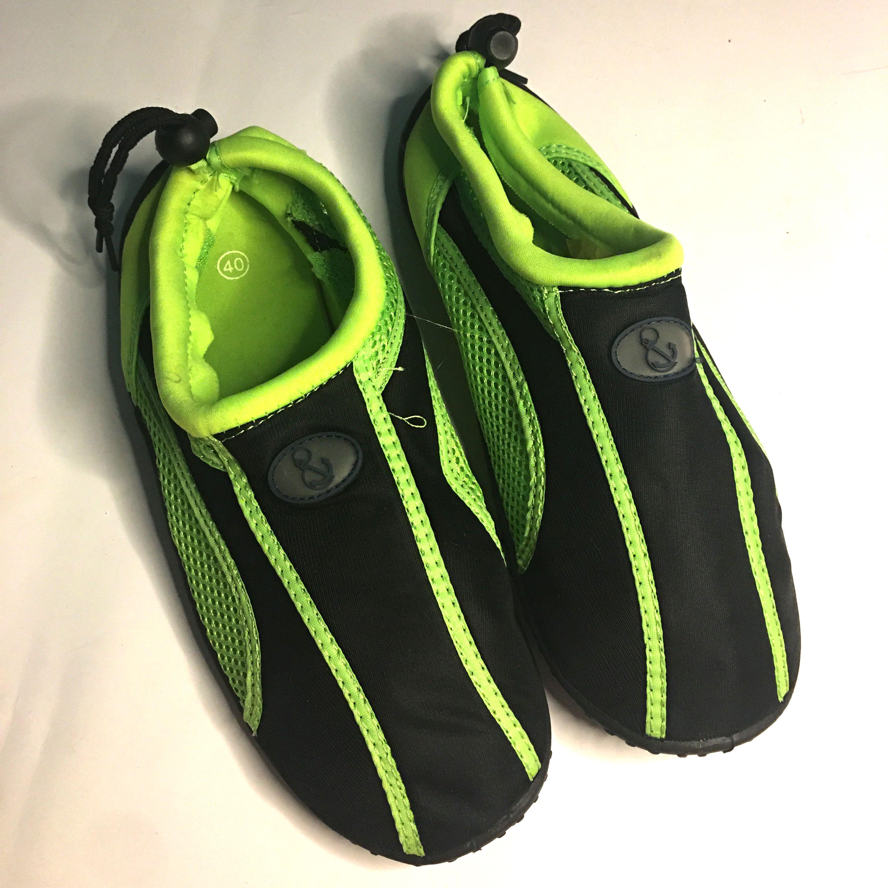 Neon Green Water Aqua Shoes